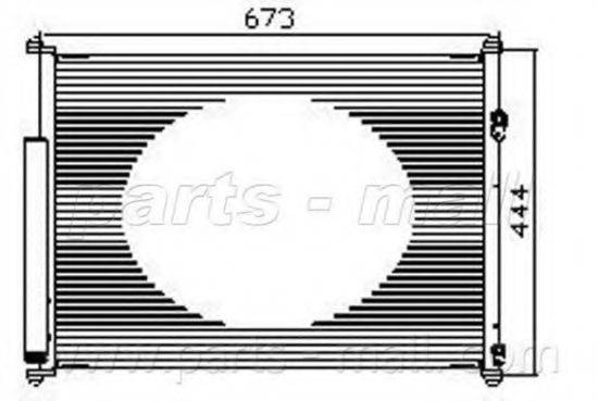 PARTS-MALL PXNCM003 Конденсатор, кондиціонер