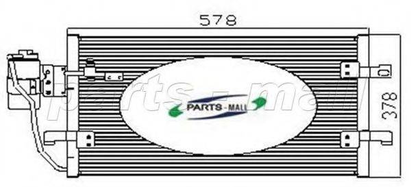 PARTS-MALL PXNCR002 Конденсатор, кондиціонер