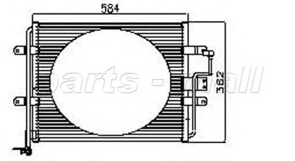 PARTS-MALL PXNCX074T Конденсатор, кондиціонер