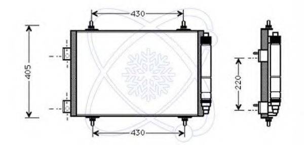 ELECTRO AUTO 30C0007 Конденсатор, кондиціонер