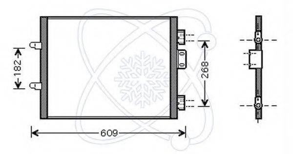 ELECTRO AUTO 30R0060 Конденсатор, кондиціонер