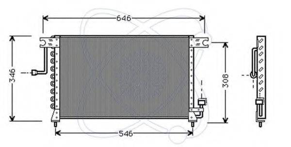 ELECTRO AUTO 30Y0004 Конденсатор, кондиціонер