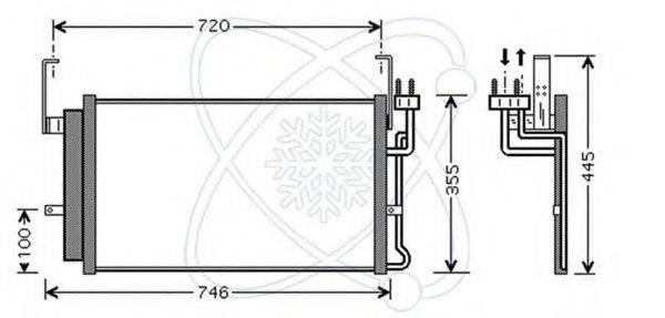 ELECTRO AUTO 30Y0016 Конденсатор, кондиціонер