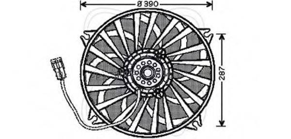 ELECTRO AUTO 32VC003 Вентилятор, охолодження двигуна