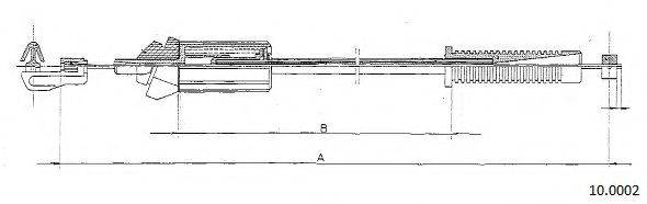 CABOR 100002 Тросик газу