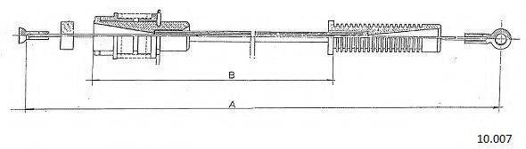CABOR 10007 Тросик газу