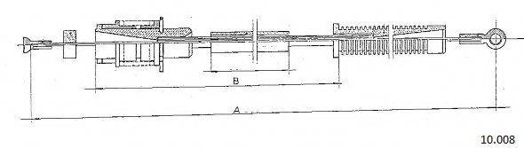 CABOR 10008 Тросик газу
