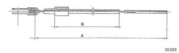 CABOR 10023 Тросик газу