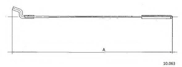 CABOR 10063 Тросик газу