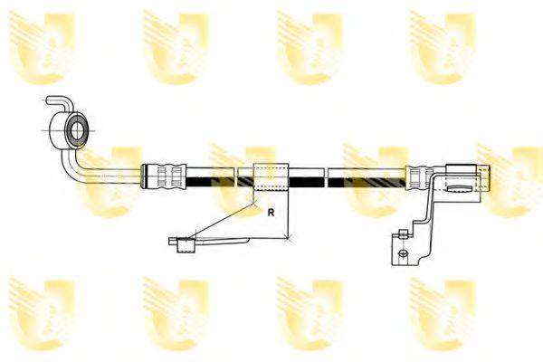 UNIGOM 377298 Гальмівний шланг