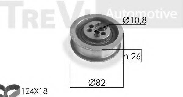 TREVI AUTOMOTIVE KD1043 Комплект ременя ГРМ