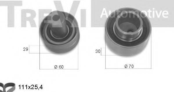 TREVI AUTOMOTIVE KD1103 Комплект ременя ГРМ