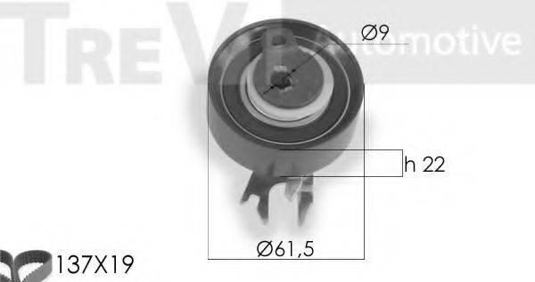 TREVI AUTOMOTIVE KD1159 Комплект ременя ГРМ