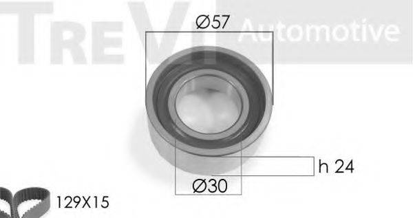 TREVI AUTOMOTIVE KD1209 Комплект ременя ГРМ