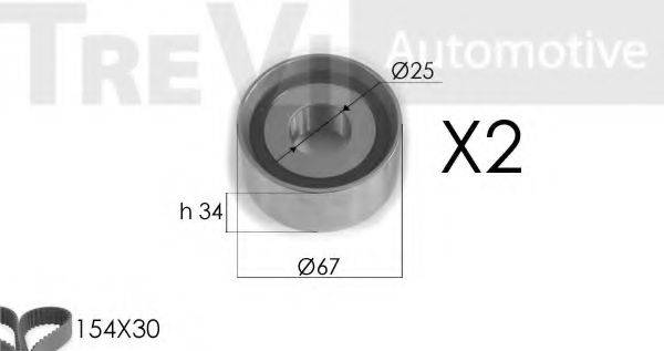 TREVI AUTOMOTIVE KD1220 Комплект ременя ГРМ