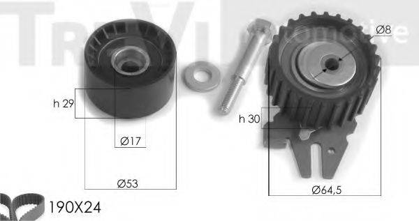 TREVI AUTOMOTIVE KD1230 Комплект ременя ГРМ