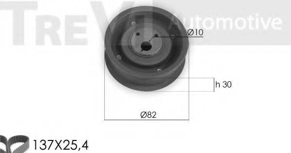 TREVI AUTOMOTIVE KD1265 Комплект ременя ГРМ