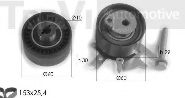 TREVI AUTOMOTIVE KD1283 Комплект ременя ГРМ