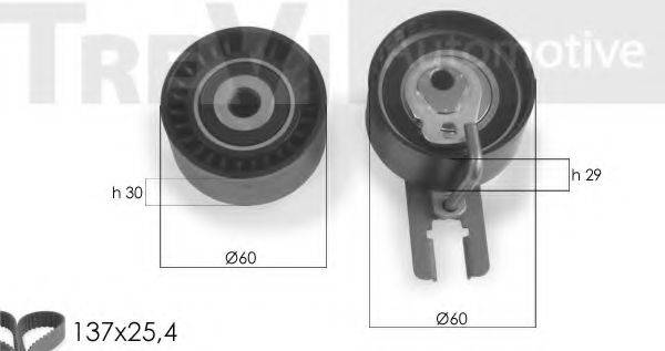 TREVI AUTOMOTIVE KD1286 Комплект ременя ГРМ