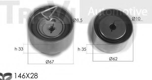 TREVI AUTOMOTIVE KD1323 Комплект ременя ГРМ