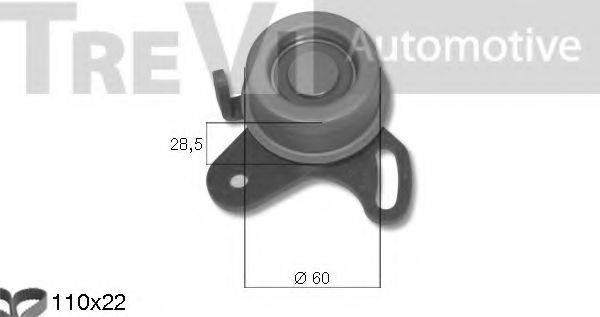 TREVI AUTOMOTIVE KD1371 Комплект ременя ГРМ