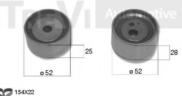 TREVI AUTOMOTIVE KD1375 Комплект ременя ГРМ