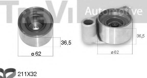 TREVI AUTOMOTIVE KD1402 Комплект ременя ГРМ