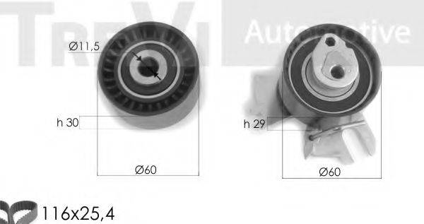 TREVI AUTOMOTIVE KD1460 Комплект ременя ГРМ