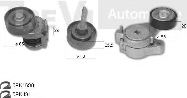 TREVI AUTOMOTIVE KA1218 Полікліновий ремінний комплект