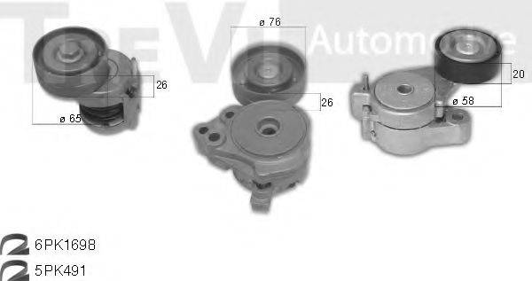 TREVI AUTOMOTIVE KA1219 Полікліновий ремінний комплект