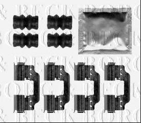 BORG & BECK BBK1481 Комплектуючі, колодки дискового гальма