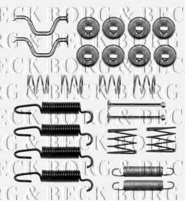 BORG & BECK BBK6271 Комплектуючі, колодки дискового гальма