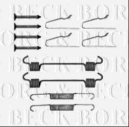 BORG & BECK BBK6276 Комплектуючі, колодки дискового гальма