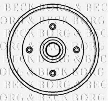 BORG & BECK BBR7051 Гальмівний барабан