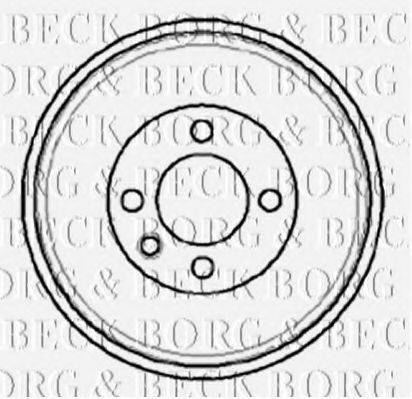 BORG & BECK BBR7067 Гальмівний барабан