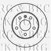 BORG & BECK BBD4114 гальмівний диск