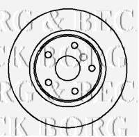 BORG & BECK BBD4185 гальмівний диск