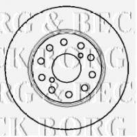 BORG & BECK BBD4209 гальмівний диск