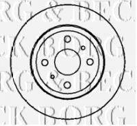 BORG & BECK BBD4210 гальмівний диск