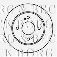 BORG & BECK BBD4235 гальмівний диск