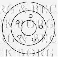 BORG & BECK BBD4304 гальмівний диск