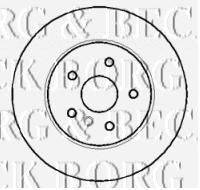 BORG & BECK BBD4410 гальмівний диск