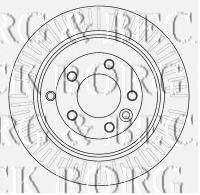 BORG & BECK BBD4532 гальмівний диск