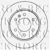 BORG & BECK BBD4571 гальмівний диск