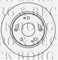 BORG & BECK BBD4598 гальмівний диск