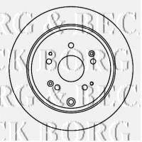 BORG & BECK BBD4610 гальмівний диск