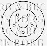 BORG & BECK BBD4666 гальмівний диск