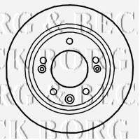 BORG & BECK BBD4699 гальмівний диск