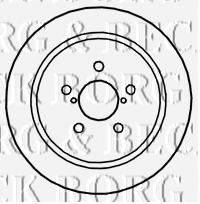 BORG & BECK BBD4764 гальмівний диск