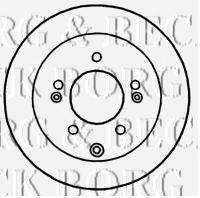 BORG & BECK BBD4795 гальмівний диск